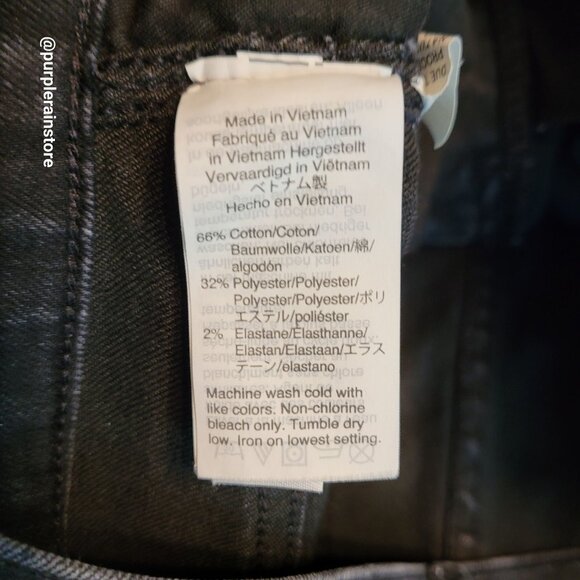 Madewell Jeans Size 28 Skinny 9" High Rise Tummy Control Eclipse Wash AC134 - Picture 6 of 13